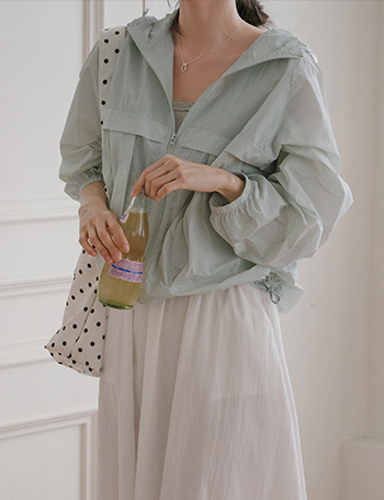 Rich Rustling Hood string Jumper Korea