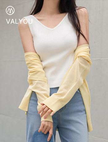 [valyou] Square V Both sides Sleeveless shirts Korea