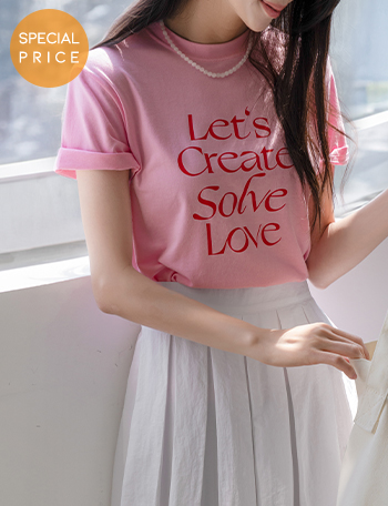 [Special Sale] Modal Printing Short-sleeve T-shirt Korea