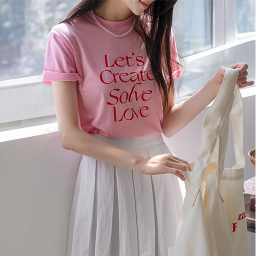 [Special Sale] Modal Printing Short-sleeve T-shirt