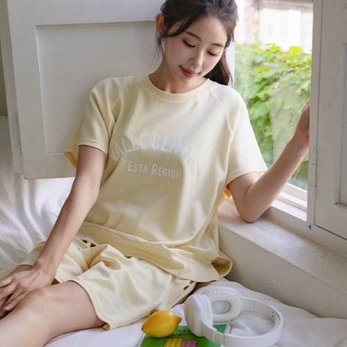 Bell Short-sleeve Pants Set