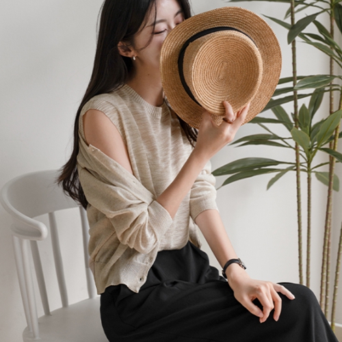 With Sleeve Knitwear Sleeveless shirts