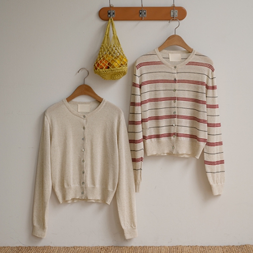 Two-type Linen Cardigan