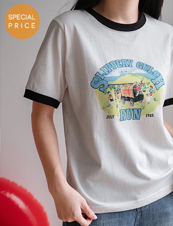 [Special Sale] Funny Ringer T-shirt Korea