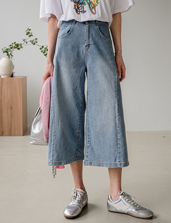 Stay Cool Capri Incision  Pants Korea