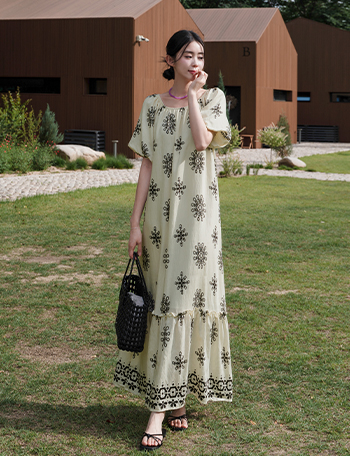 Two-way Off Chase Dress Korea