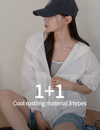 [1+1] Cool rustling material 3 types Korea