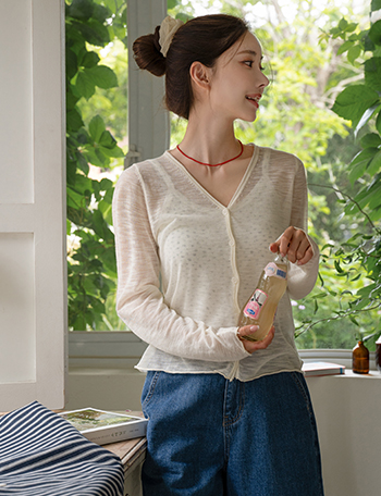Brunch Summer Linen Cardigan Korea