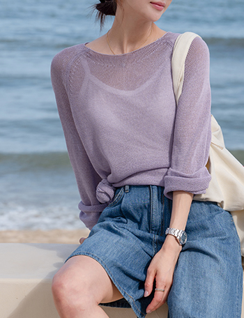 루즈 레글런 Linen Knitwear Korea
