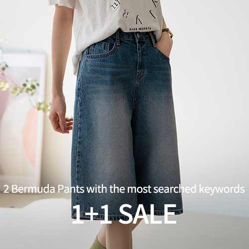 [1+1] 2 Bermuda Pants with the most searched keywords