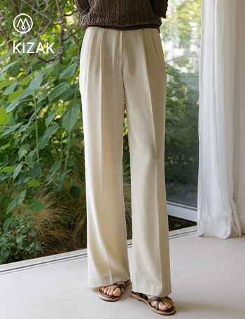 Perfect Pants 85ver (two-pin tuck side band) Korea