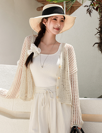 Summer Mash Knitwear Cardigan Korea