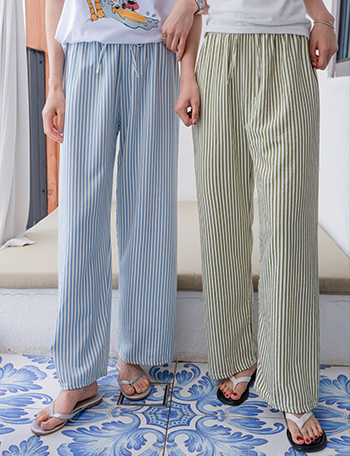 Edition Stripe Banding Pants Korea