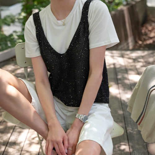 Winkle Bustier Knitwear Sleeveless shirts