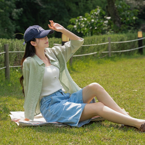Lewen Pocket 3/4 sleeve Wrinkle Shirt