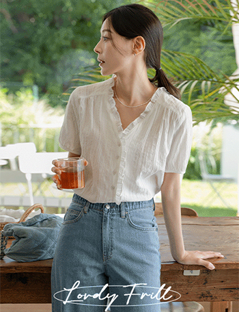 Romance Frill Blouse Korea