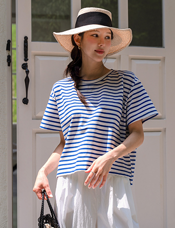 Marine Stripe T-shirt Korea