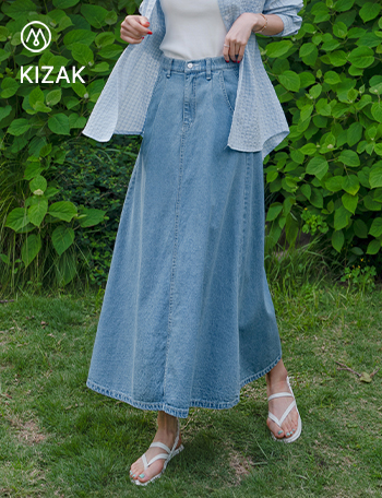 Perfect Denim Skirt (Dart A-line) Korea