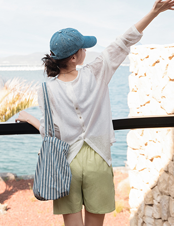 Summer Back Button Knitwear Korea
