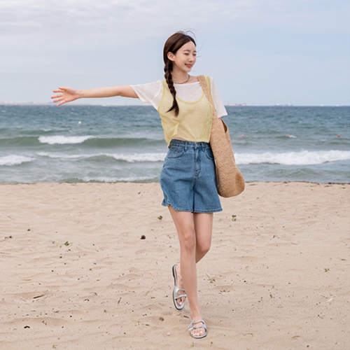 Def Basic Denim Shorts