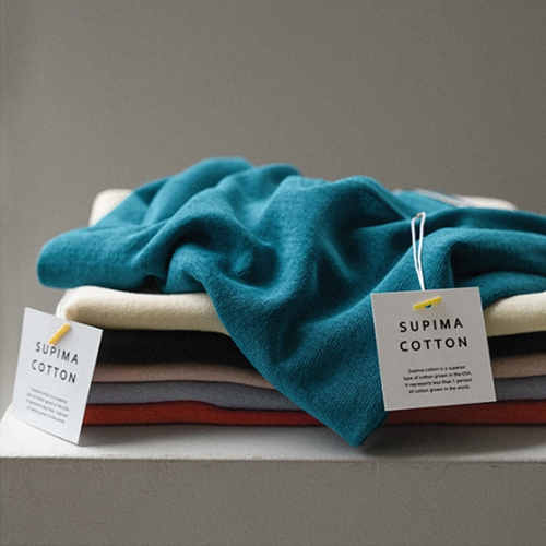 Summer Cotton V-neck Short-sleeve Knitwear