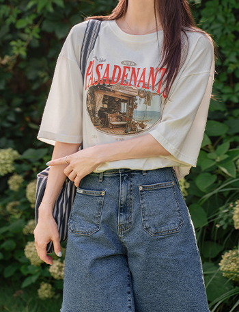 Nevada Printing Short-sleeve T-shirt Korea