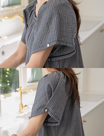 Two-way Cool Seersucker Dress Korea