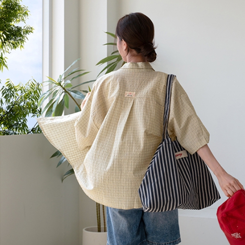 Labelli Seersucker Check Shirt