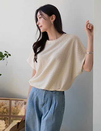 Fitblanc Wrinkle Banding T-shirt Korea