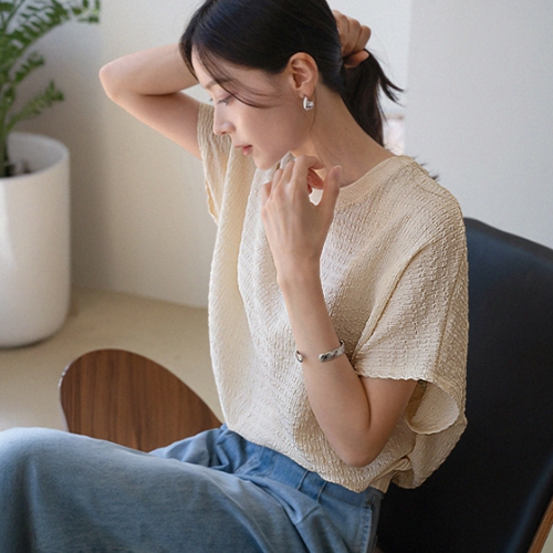 Fitblanc Wrinkle Banding T-shirt