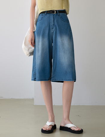 Rio Bermuda Denim Pants Korea