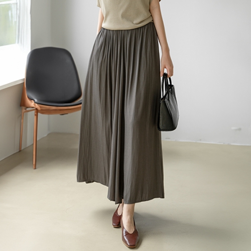 Silk Dressy Banding Skirt Pants