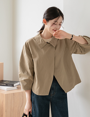 MOMO Round Collar Jacket Korea