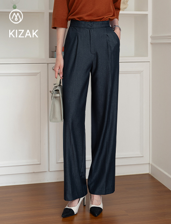 Perfect Pants 80ver (Pintuck denim slacks) Korea