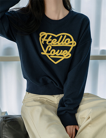 Hello Patch Sweatshirt Korea