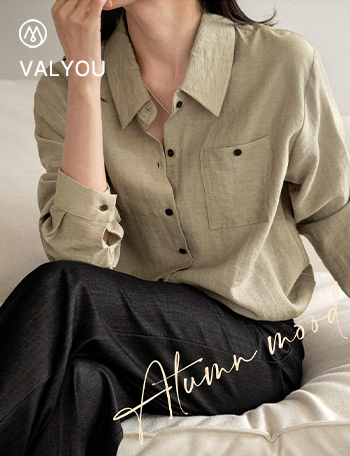 [valyou] 밑단 string 포켓 Shirt Korea