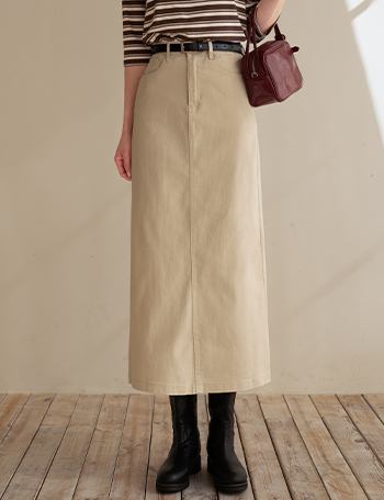 트윌 Belt Skirt Korea