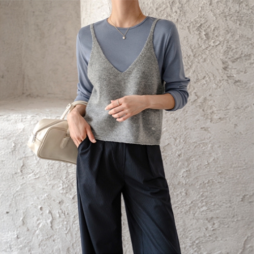 [valyou] Soft dbinding Patch T-Shirt