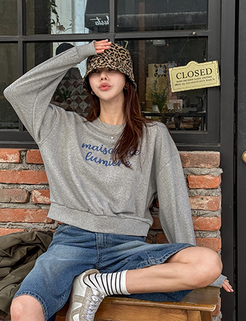 메종 체인자수 sweatshirt Korea