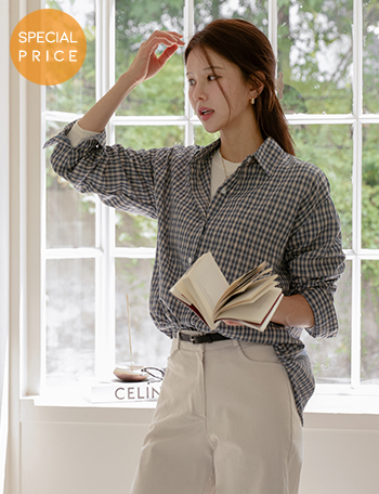 [Special Sale] Timmy Check Shirt Korea