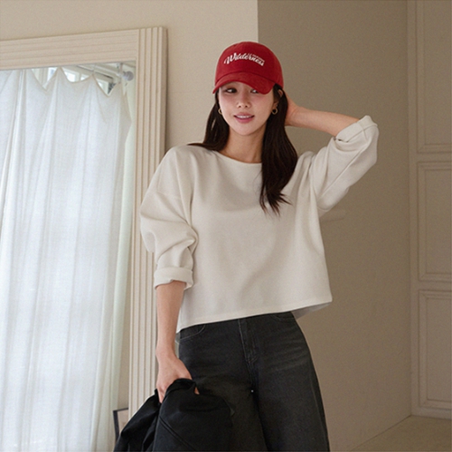 Soft Loose UnbalancedT-shirt