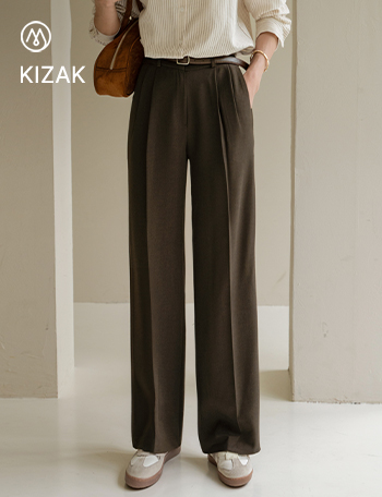 Perfect Pants 88ver (autumn two-pin tuck side band) Korea