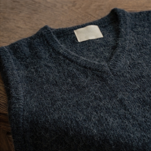 Fluffy Alpaca Knitwear Vest
