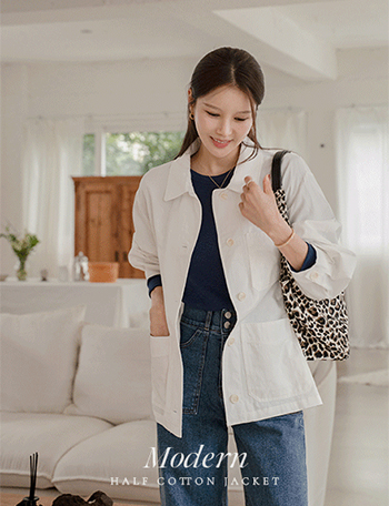 Modern Half Cotton Jacket Korea