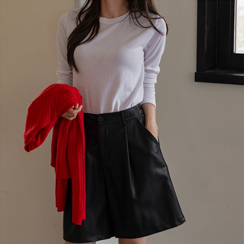 All-day Double Ribbed Span T-shirt