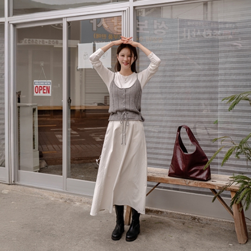 String Bustier Knitwear