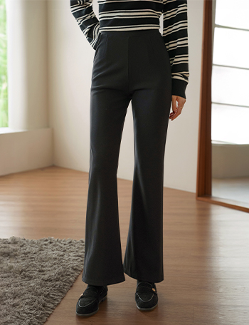 Two Types Chewy Span Daily Banding Pants Korea