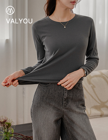 [valyou] Cheese Span Daily T-shirt Korea