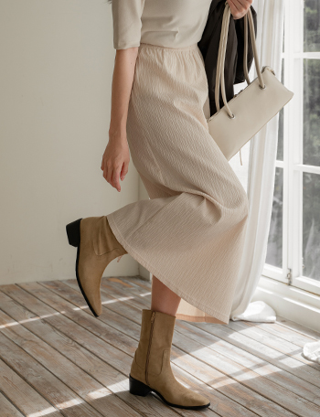 St. Slit Banding Skirt Korea