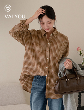 [valyou] Our Patch Check Shirt Korea